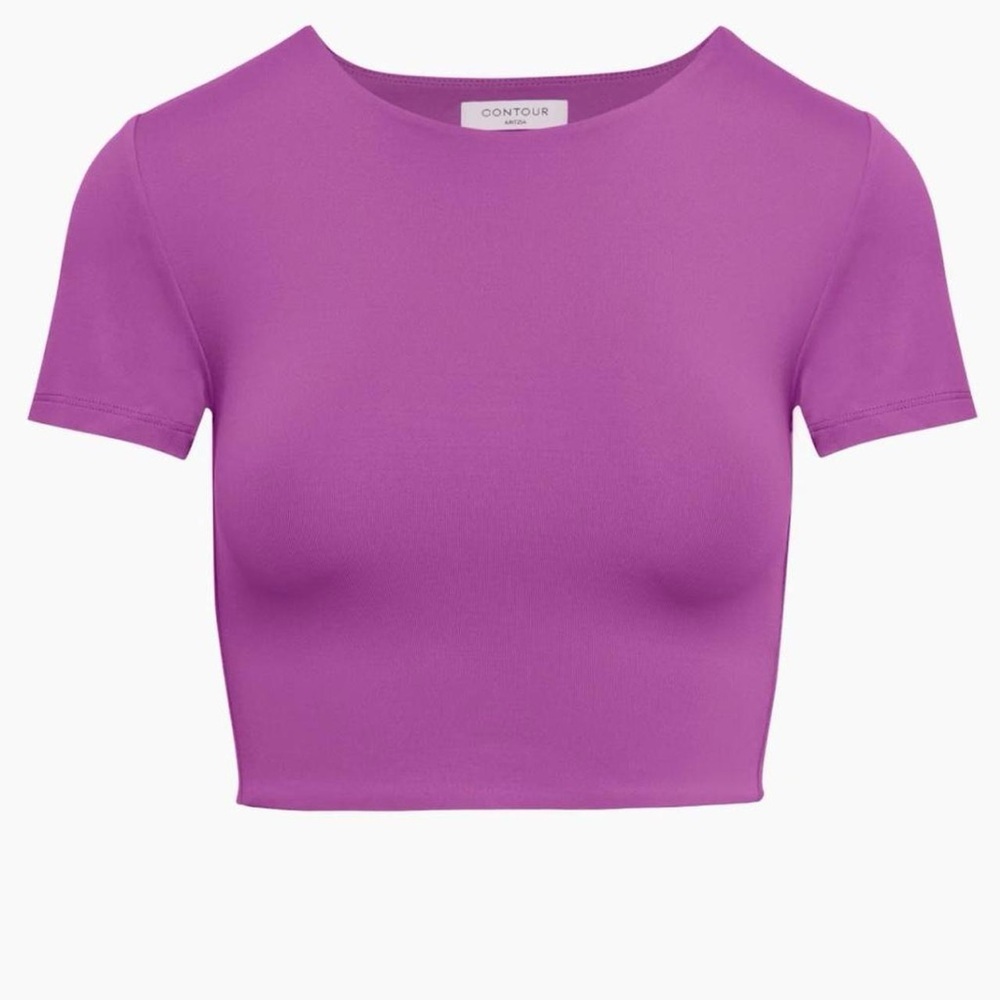 Aritzia Contour Crew Cropped T-Shir